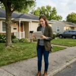 Young professional exploring how to get started in real estate with no experience