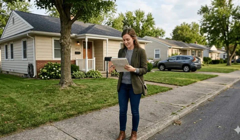 Young professional exploring how to get started in real estate with no experience