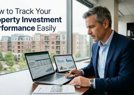 property investment performance tracking dashboard showing cash flow ROI and rental property metrics