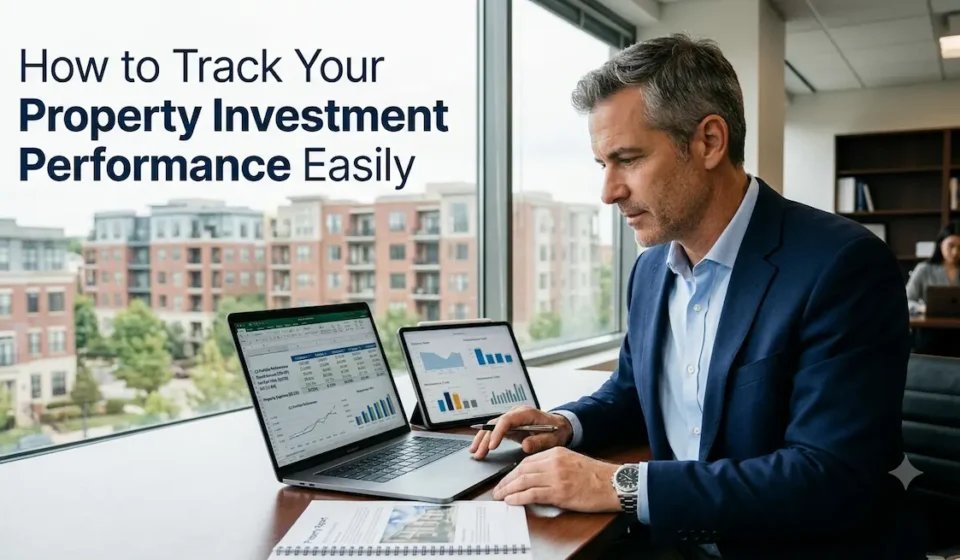 property investment performance tracking dashboard showing cash flow ROI and rental property metrics