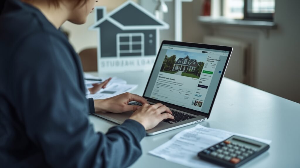 buying house with student loan debt USA guide