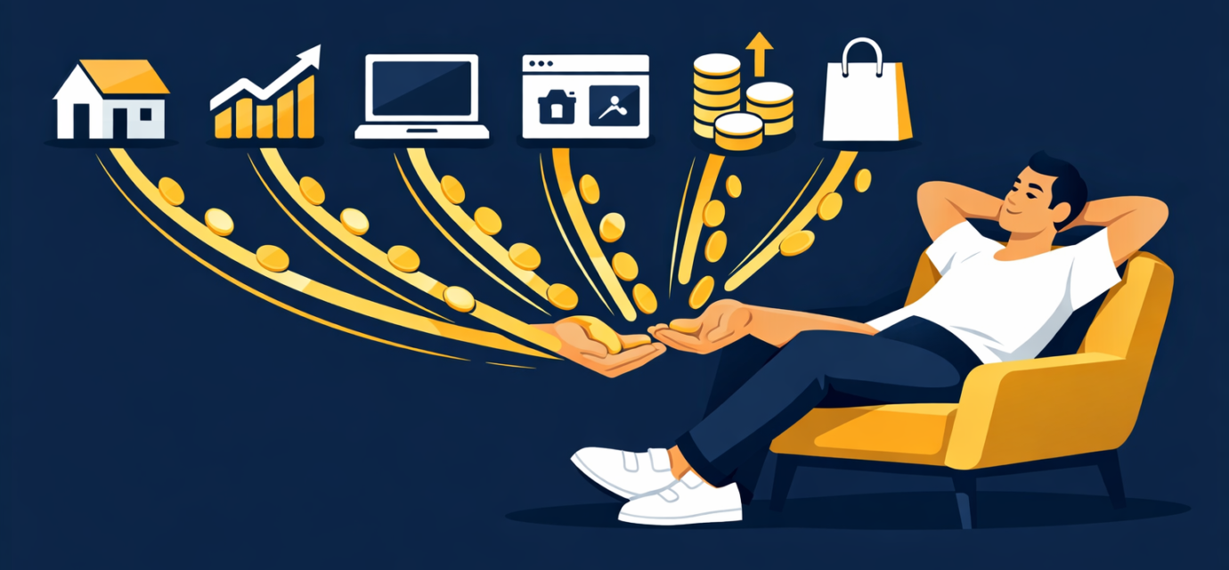 How to build passive income with 7 smart strategies for beginners in USA and UK