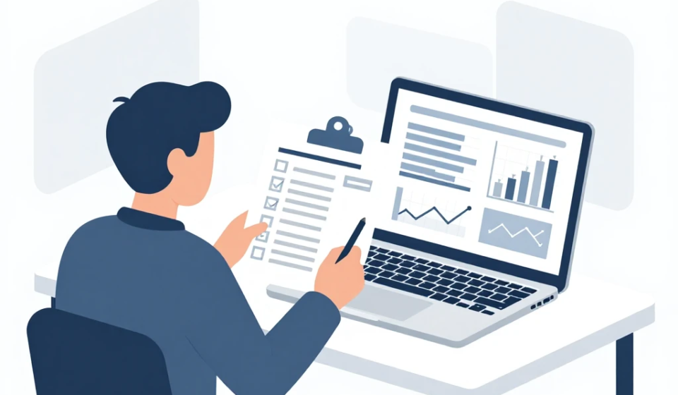 how to analyze a stock before buying - beginner checklist with financial charts and stock research