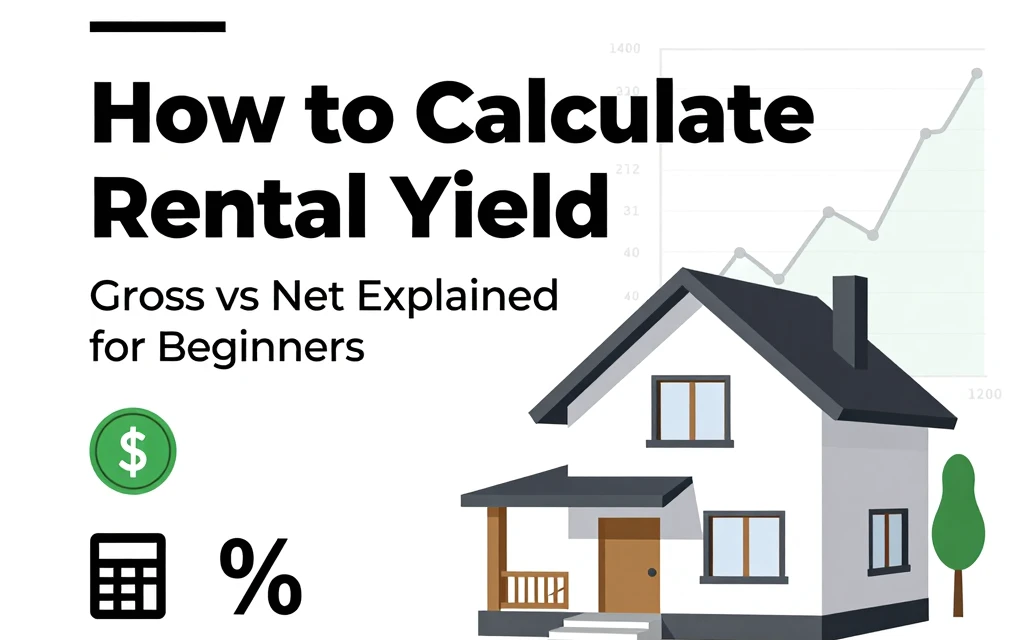 how to calculate rental yield for beginners real estate investment house with charts