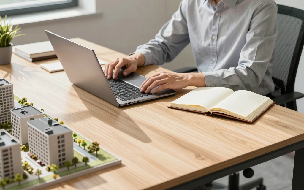 how to build multiple income streams from scratch showing professional planning income sources at a desk