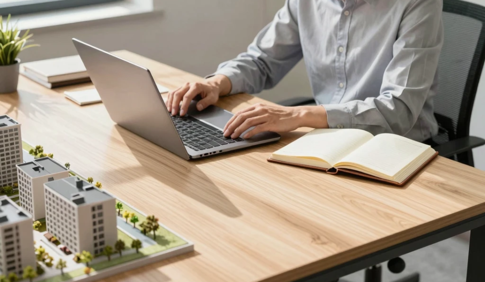 how to build multiple income streams from scratch showing professional planning income sources at a desk